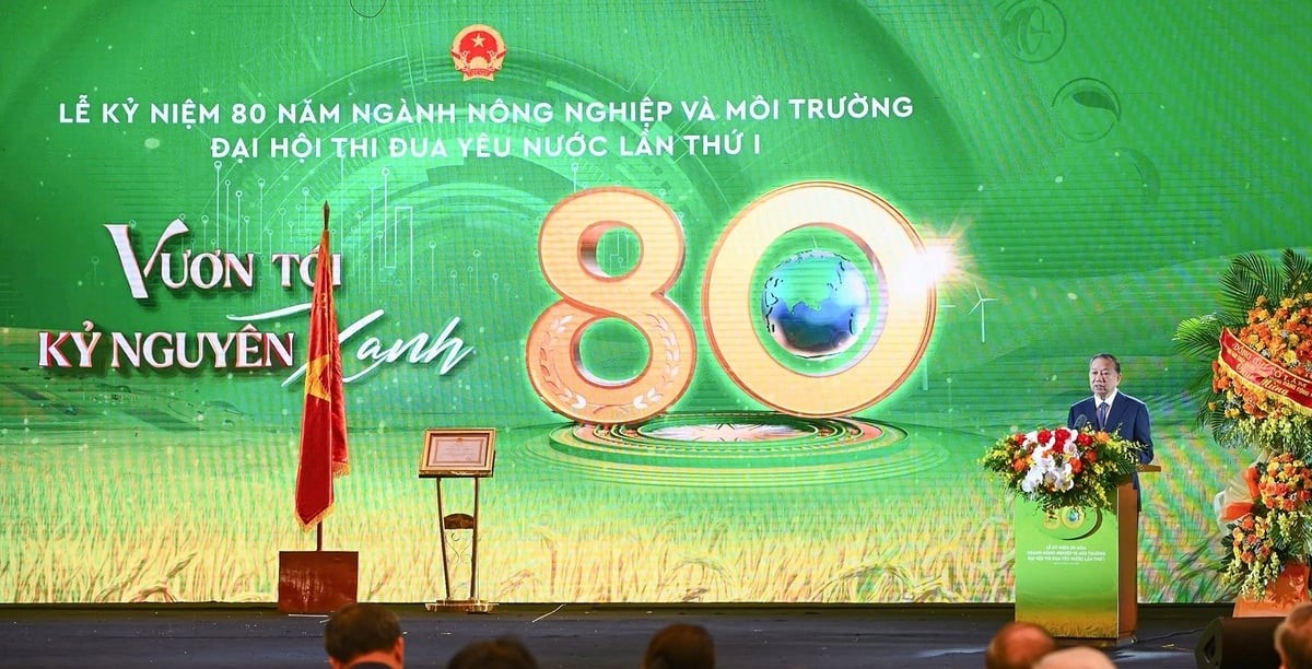 Tổng Bí thư Tô Lâm: Ngành Nông nghiệp và Môi trường luôn đồng hành cùng dân tộc, là trụ cột nền kinh tế